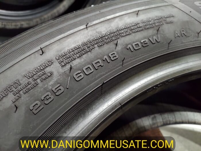 4 Gomme usate 235 60 18 GOODYEAR