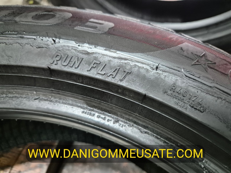 4 Gomme usate 245 50 19 RUN FLAT Pneumatici Invernali PIRELLI 4 Gomme usate 245 50 19 RUN FLAT Pneumatici Invernali PIRELLI