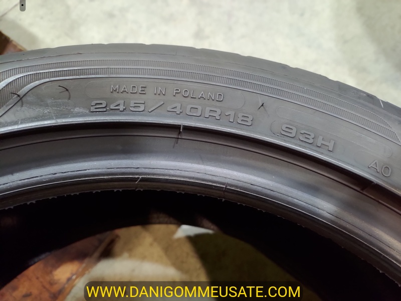 4 Gomme usate 245 40 18 Pneumatici Estivi GOODYEAR 4 Gomme usate 245 40 18 Pneumatici Estivi GOODYEAR