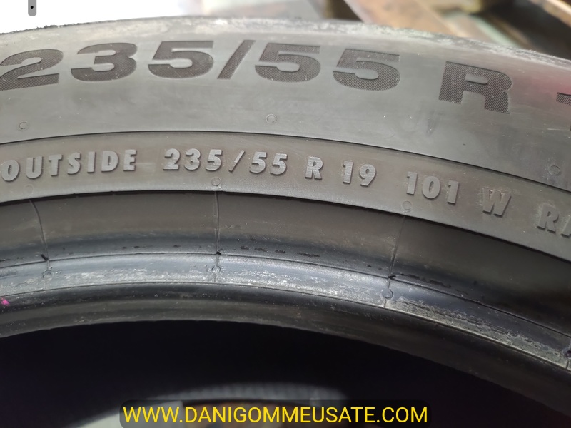 4 Gomme usate 235 55 19 Pneumatici Estivi CONTINENTAL 4 Gomme usate 235 55 19 Pneumatici Estivi CONTINENTAL