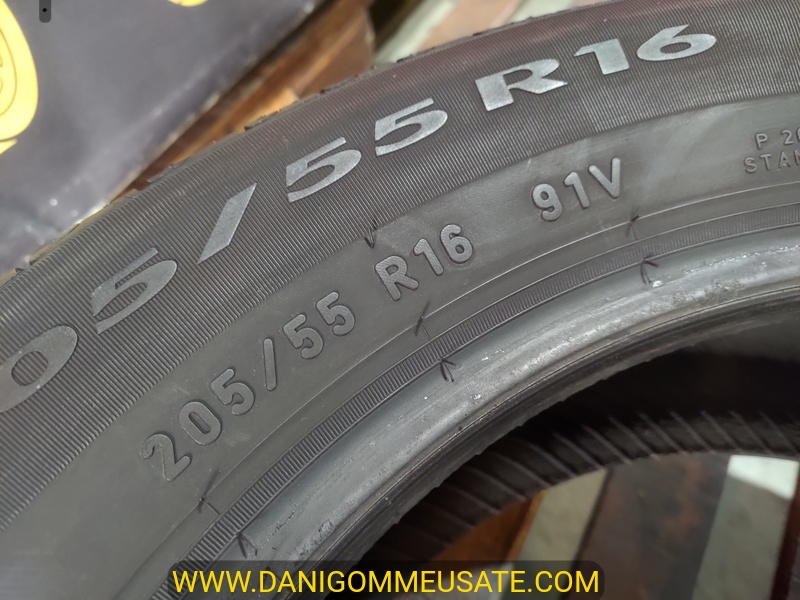 2 Gomme usate 205 55 16 Pneumatici Estivi PIRELLI 2 Gomme usate 205 55 16 Pneumatici Estivi PIRELLI