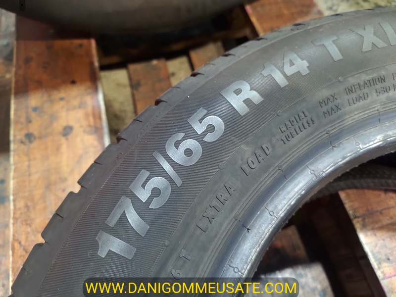 4 Gomme usate 175 65 14 Pneumatici Estivi CONTINENTAL 4 Gomme usate 175 65 14 Pneumatici Estivi CONTINENTAL