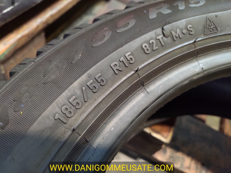 4 Gomme usate 185 55 15 Pneumatici Invernali PIRELLI 4 Gomme usate 185 55 15 Pneumatici Invernali PIRELLI