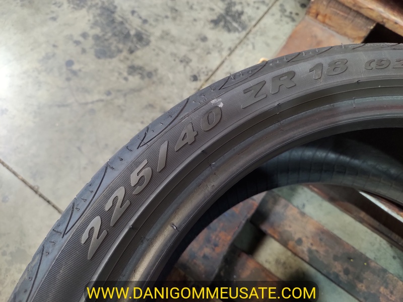1 Gomma usata 225 40 18 Pneumatici Estivi PIRELLI 1 Gomma usata 225 40 18 Pneumatici Estivi PIRELLI