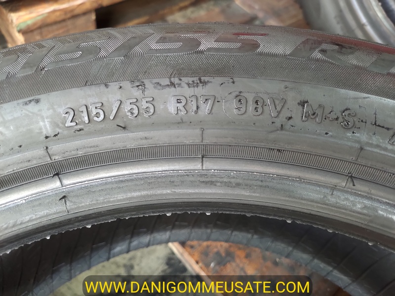 4 Gomme usate 215 55 17 Pneumatici Invernali PIRELLI 4 Gomme usate 215 55 17 Pneumatici Invernali PIRELLI