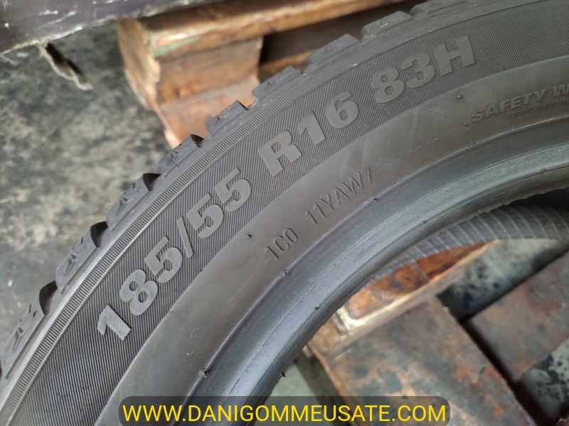 4 Gomme usate 185 55 16 Pneumatici Invernali KUMHO 4 Gomme usate 185 55 16 Pneumatici Invernali KUMHO