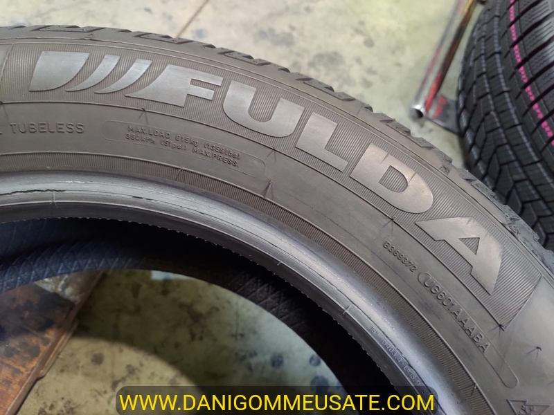 4 Gomme usate 205 55 16 Pneumatici Invernali FULDA 4 Gomme usate 205 55 16 Pneumatici Invernali FULDA