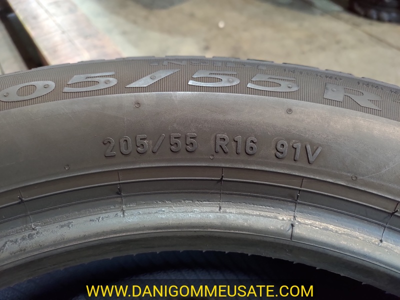4 Gomme usate 205 55 16 Pneumatici Estivi PIRELLI 4 Gomme usate 205 55 16 Pneumatici Estivi PIRELLI