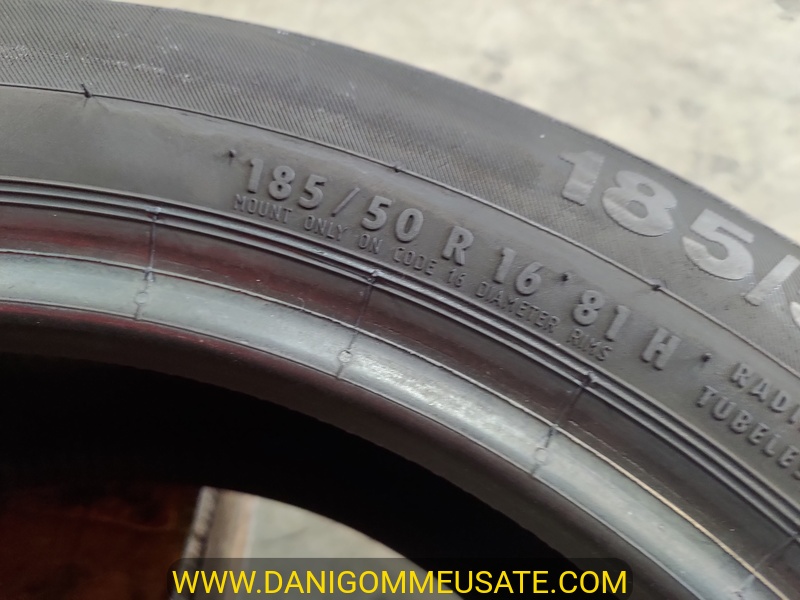 4 Gomme usate 185 50 16 Pneumatici Estivi CONTINENTAL 4 Gomme usate 185 50 16 Pneumatici Estivi CONTINENTAL