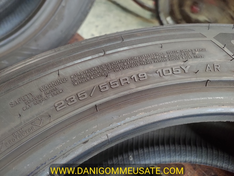 2 Gomme usate 235 55 19 Pneumatici Estivi GOODYEAR 2 Gomme usate 235 55 19 Pneumatici Estivi GOODYEAR