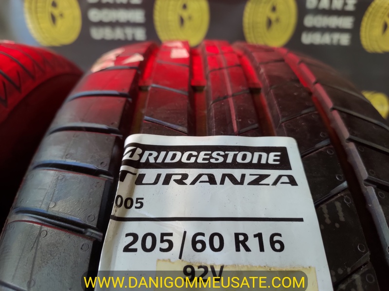 2 Gomme nuove 205 60 16 Pneumatici Estivi BRIDGESTONE 2 Gomme nuove 205 60 16 Pneumatici Estivi BRIDGESTONE