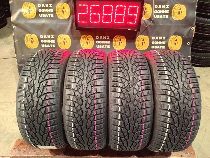 4 Gomme usate 195 45 16 Pneumatici Invernali NOKIAN 4 Gomme usate 195 45 16 Pneumatici Invernali NOKIAN