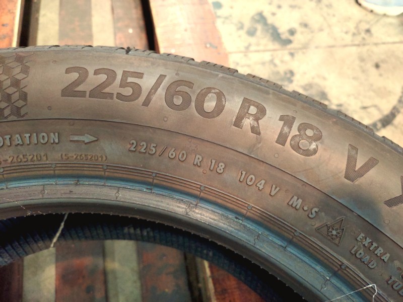 2 Gomme usate 225 60 18 Pneumatici Invernali CONTINENTAL 2 Gomme usate 225 60 18 Pneumatici Invernali CONTINENTAL