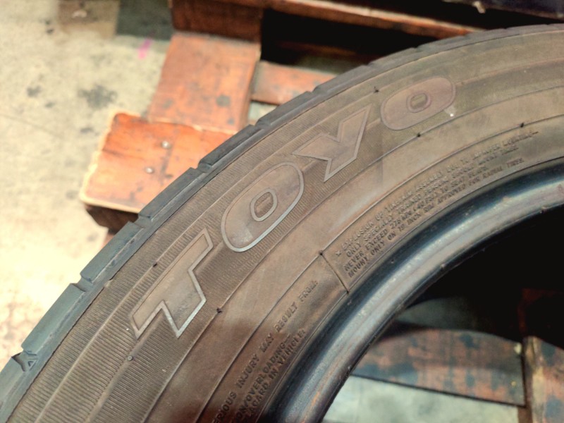 4 Gomme usate 225 55 19 Pneumatici Estivi TOYO 4 Gomme usate 225 55 19 Pneumatici Estivi TOYO