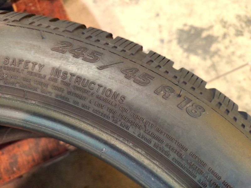 4 Gomme usate 245 45 18 RUN FLAT Pneumatici Invernali MICHELIN 4 Gomme usate 245 45 18 RUN FLAT Pneumatici Invernali MICHELIN