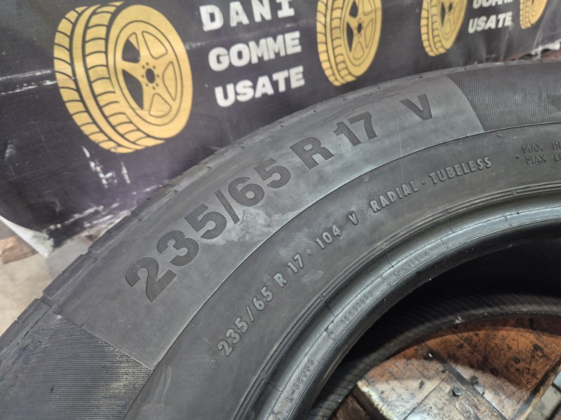 2 Gomme usate 235 65 17 Pneumatici Estivi CONTINENTAL 2 Gomme usate 235 65 17 Pneumatici Estivi CONTINENTAL