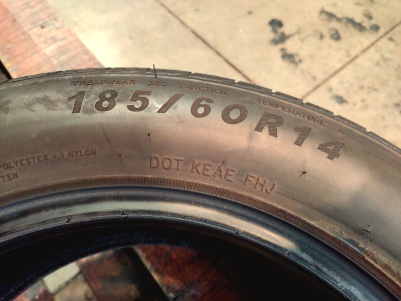 2 Gomme usate 185 60 14 Pneumatici Estivi JINYU 2 Gomme usate 185 60 14 Pneumatici Estivi JINYU