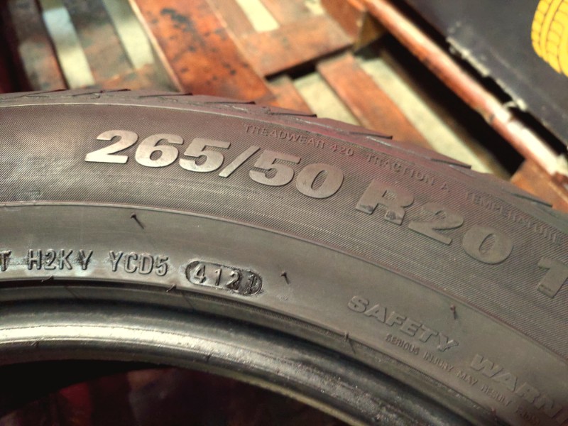 4 Gomme usate 265 50 20 Pneumatici Estivi KUMHO 4 Gomme usate 265 50 20 Pneumatici Estivi KUMHO