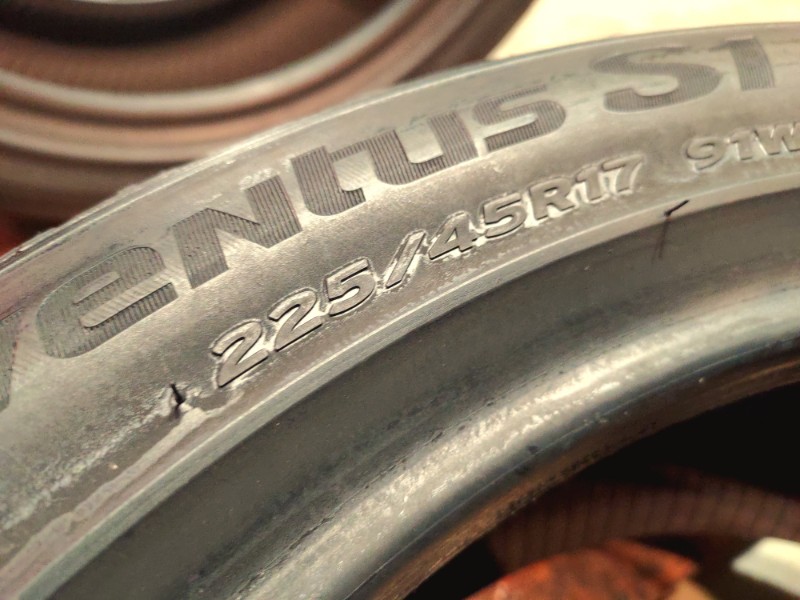4 Gomme usate 225 45 17 Pneumatici Estivi HANKOOK 4 Gomme usate 225 45 17 Pneumatici Estivi HANKOOK