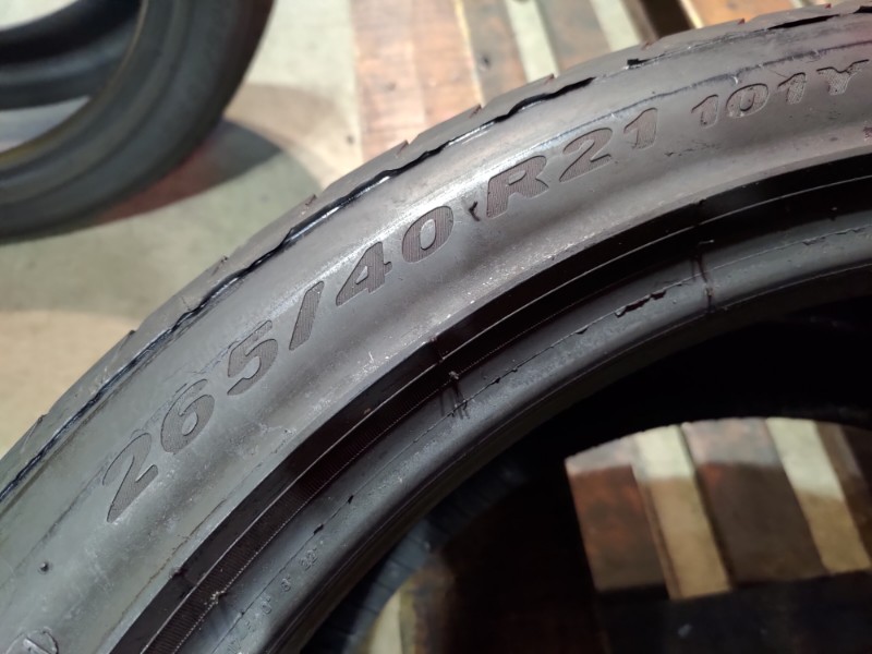 2 Gomme usate 265 40 21 Pneumatici Estivi PIRELLI 2 Gomme usate 265 40 21 Pneumatici Estivi PIRELLI