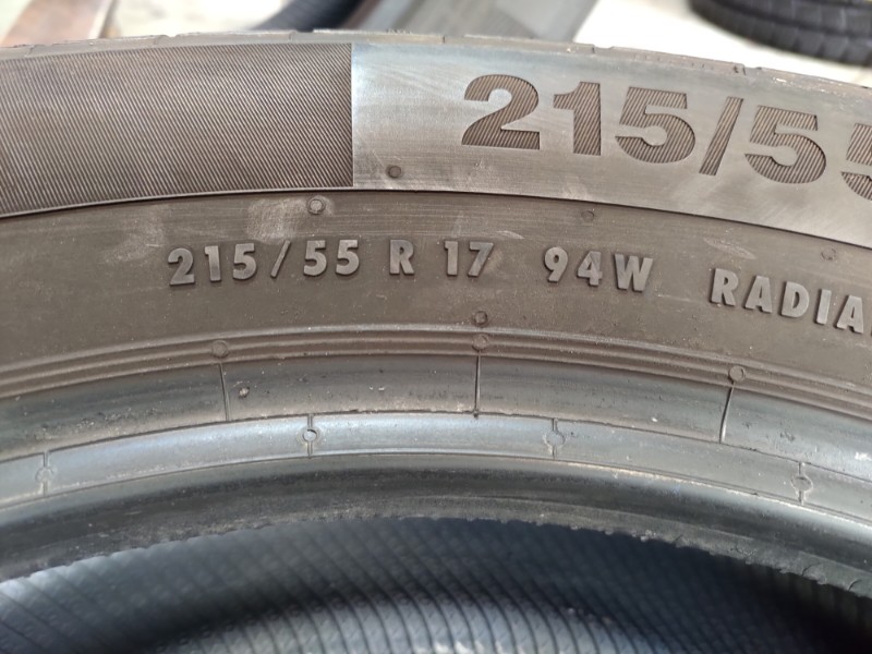 4 Gomme usate 215 55 17 Pneumatici Estivi CONTINENTAL 4 Gomme usate 215 55 17 Pneumatici Estivi CONTINENTAL