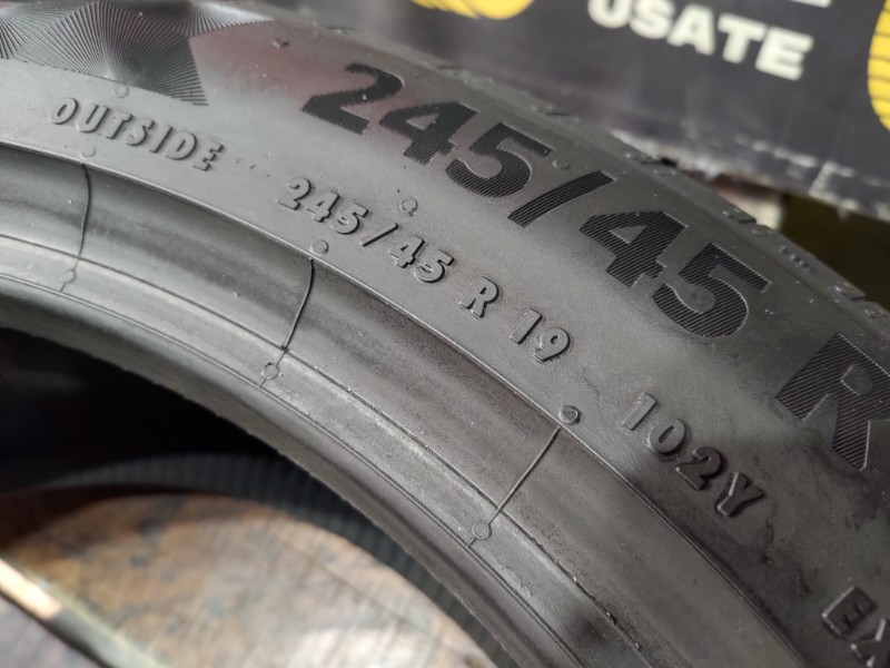 4 Gomme usate 225 50 17 Pneumatici Estivi CONTINENTAL 4 Gomme usate 225 50 17 Pneumatici Estivi CONTINENTAL