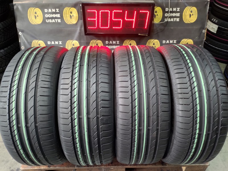 4 Gomme usate 225 50 17 Pneumatici Estivi CONTINENTAL 4 Gomme usate 225 50 17 Pneumatici Estivi CONTINENTAL