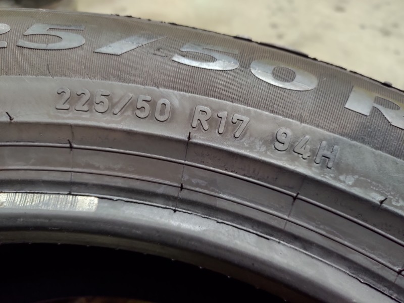 4 Gomme usate 225 50 17 Pneumatici Estivi PIRELLI 4 Gomme usate 225 50 17 Pneumatici Estivi PIRELLI