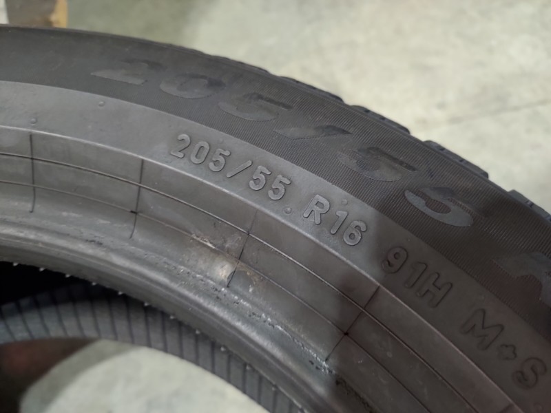 4 Gomme usate 205 55 16 Pneumatici Invernali PIRELLI 4 Gomme usate 205 55 16 Pneumatici Invernali PIRELLI