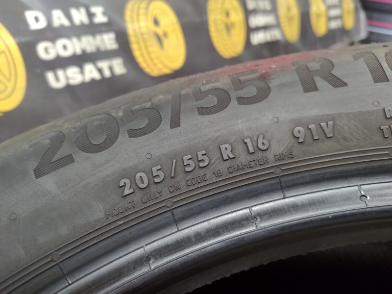 4 Gomme usate 205 55 16 Pneumatici Estivi CONTINENTAL 4 Gomme usate 205 55 16 Pneumatici Estivi CONTINENTAL