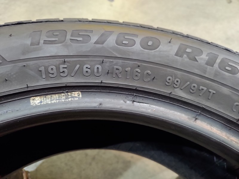 4 Gomme usate 195 60 16 C Pneumatici Estivi PIRELLI 4 Gomme usate 195 60 16 C Pneumatici Estivi PIRELLI