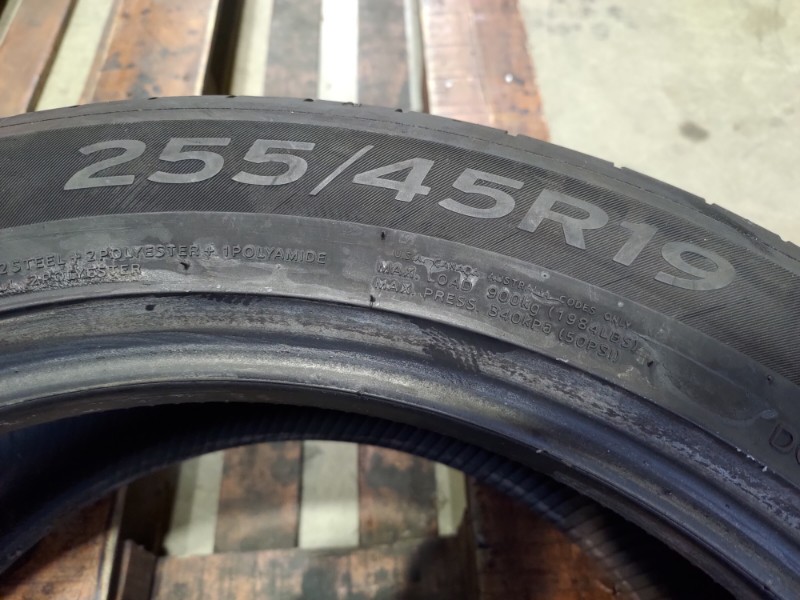 2 Gomme usate 255 45 19 Pneumatici Estivi HANKOOK 2 Gomme usate 255 45 19 Pneumatici Estivi HANKOOK