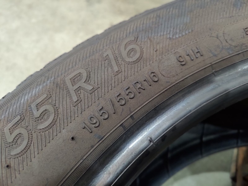 2 Gomme usate 195 55 16 Pneumatici 4 Stagioni MICHELIN 2 Gomme usate 195 55 16 Pneumatici 4 Stagioni MICHELIN