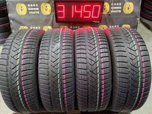 4 Gomme usate 225 45 19 RUN FLAT Pneumatici Invernali PIRELLI