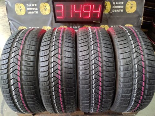4 Gomme usate 225 50 18 Pneumatici Invernali PIRELLI