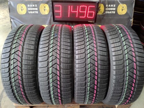 4 Gomme usate 225 55 17 Pneumatici Invernali PIRELLI
