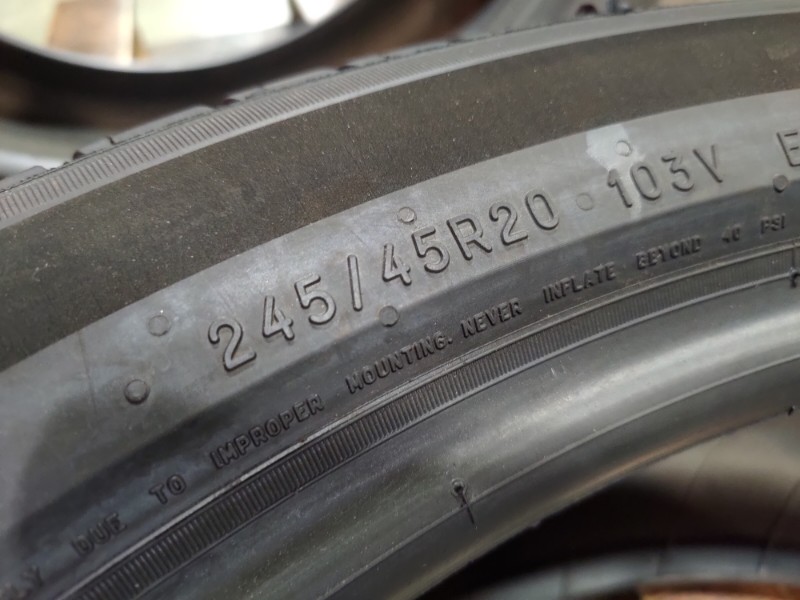 4 Gomme nuove 245 45 20 Pneumatici Estivi MICHELIN 4 Gomme nuove 245 45 20 Pneumatici Estivi MICHELIN