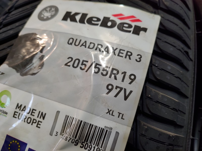 4 Gomme nuove 205 55 19 Pneumatici 4 Stagioni KLEBER 4 Gomme nuove 205 55 19 Pneumatici 4 Stagioni KLEBER