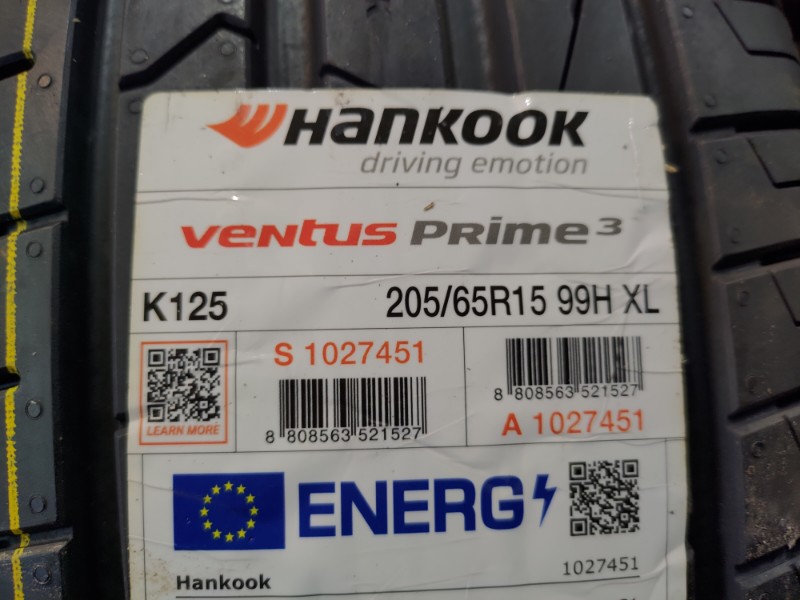 2 Gomme nuove 205 65 15 Pneumatici Estivi HANKOOK 2 Gomme nuove 205 65 15 Pneumatici Estivi HANKOOK