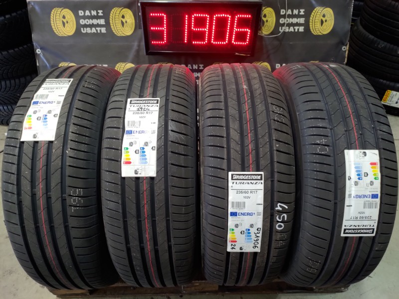 4 Gomme nuove 235 60 17 Pneumatici Estivi BRIDGESTONE 4 Gomme nuove 235 60 17 Pneumatici Estivi BRIDGESTONE