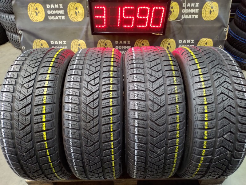 4 Gomme usate 215 55 17 Pneumatici Invernali PIRELLI 4 Gomme usate 215 55 17 Pneumatici Invernali PIRELLI