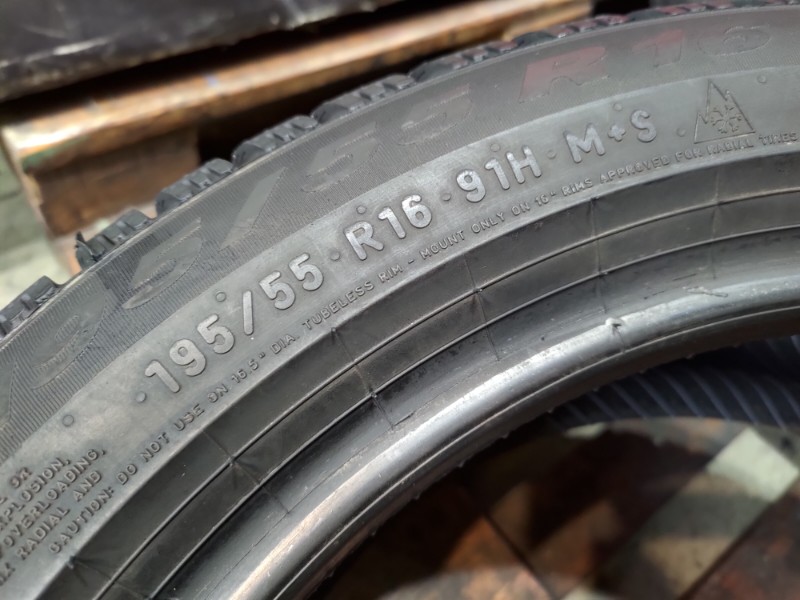 4 Gomme usate 195 55 16 Pneumatici Invernali PIRELLI 4 Gomme usate 195 55 16 Pneumatici Invernali PIRELLI
