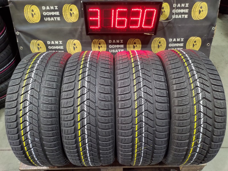 4 Gomme usate 225 45 17 Pneumatici Invernali PIRELLI 4 Gomme usate 225 45 17 Pneumatici Invernali PIRELLI