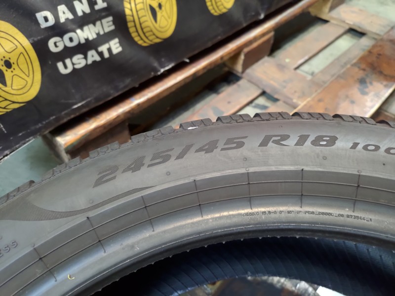 4 Gomme usate 245 45 18 Pneumatici Invernali PIRELLI 4 Gomme usate 245 45 18 Pneumatici Invernali PIRELLI