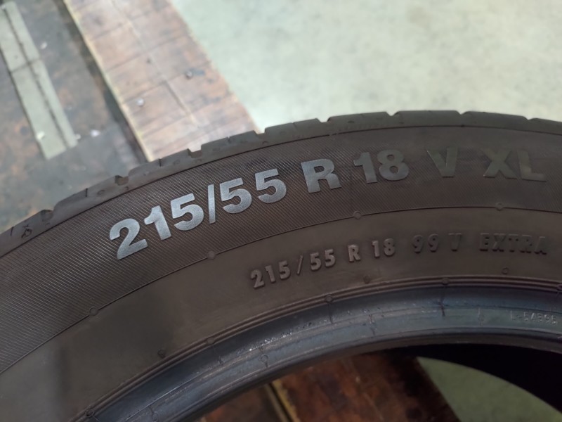 2 Gomme usate 215 55 18 Pneumatici Estivi CONTINENTAL 2 Gomme usate 215 55 18 Pneumatici Estivi CONTINENTAL