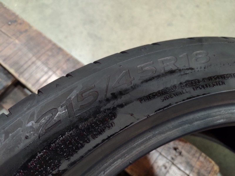 2 Gomme usate 215 45 18 Pneumatici Estivi HANKOOK 2 Gomme usate 215 45 18 Pneumatici Estivi HANKOOK