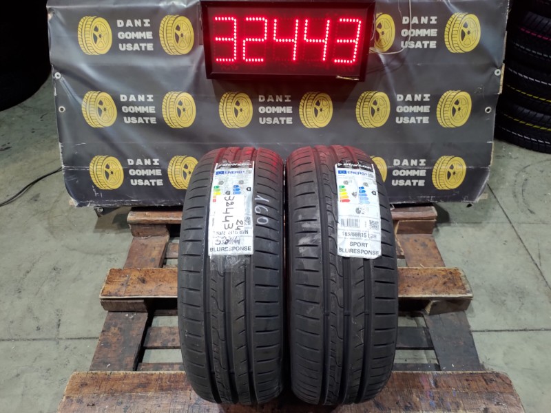 2 Gomme nuove 185 55 15 Pneumatici Estivi DUNLOP 2 Gomme nuove 185 55 15 Pneumatici Estivi DUNLOP