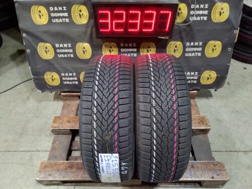 2 Gomme usate 215 55 17 Pneumatici Invernali PIRELLI