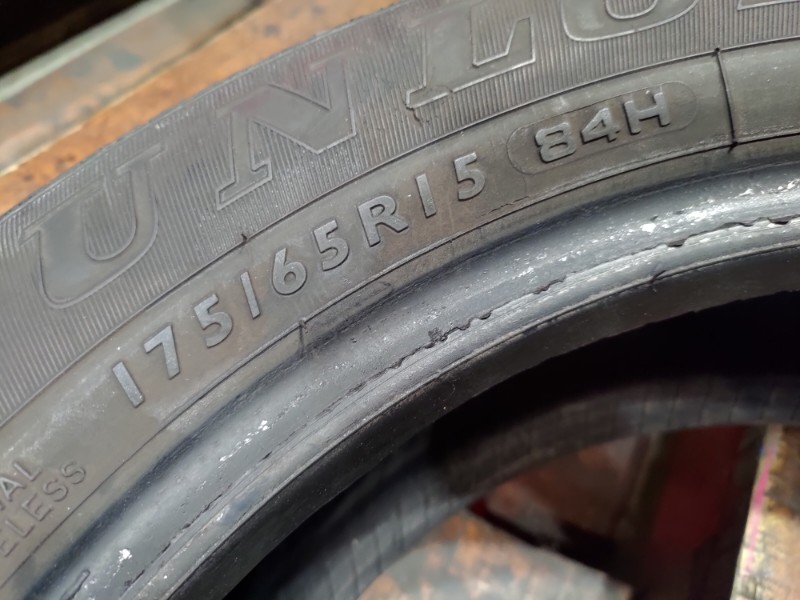 4 Gomme usate 175 65 15 Pneumatici Estivi DUNLOP 4 Gomme usate 175 65 15 Pneumatici Estivi DUNLOP