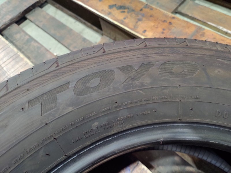 2 Gomme usate 195 75 16 C Pneumatici Estivi TOYO 2 Gomme usate 195 75 16 C Pneumatici Estivi TOYO
